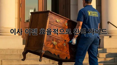 이사, 이젠 효율적으로! 완벽 가이드